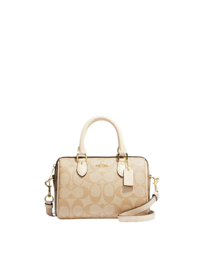 ROWAN SATCHEL BAG IN SIGNATURE CANVAS